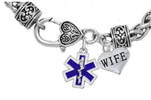 EMT Wife Bracelet, Hypoallergenic, Safe - Nickel & Lead Free