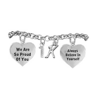 1 K Runner Hypoallergenic "Always Believe in Yourself" Bracelet, Safe - Nickel, Lead & Cadmium Free!