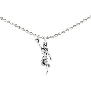 Softball " She Caught the Ball! " Hypoallergenic Adjustable Necklace Safe - Nickel & Lead Free