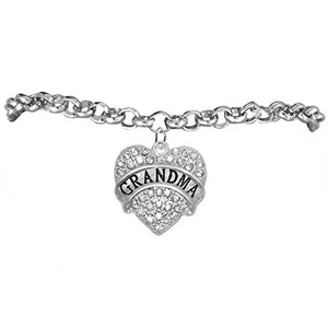 The Perfect Gift "Grandma" Hypoallergenic Bracelet ©2015, Safe - Nickel Free