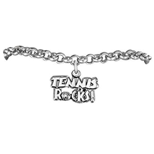 Great Gift "Tennis Rocks" Adjustable, Hypoallergenic Bracelet, Safe - Nickel & Lead Free