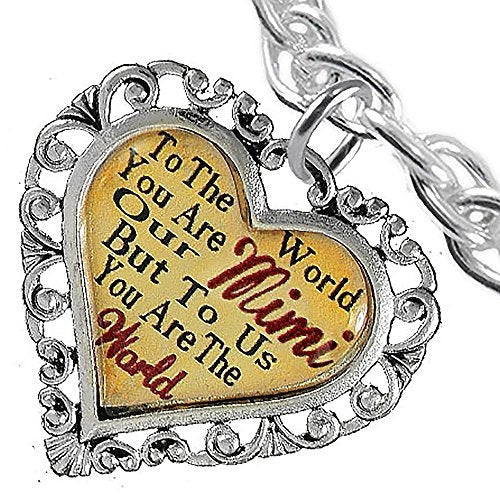 Mimi Heart Charm Bracelet ©2016 Hypoallergenic, Safe, Nickel, Lead & Cadmium Free!