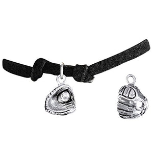 The Perfect Gift "Softball Ball in Glove Charm" Bracelet ©2009 Adjustable, Safe - Nickel & Lead Free