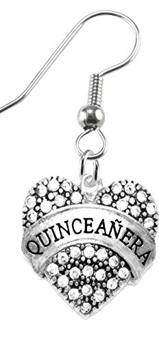 The Perfect Gift Quinceanera Hypoallergenic Earring, Safe - Nickel, Lead & Cadmium Free!