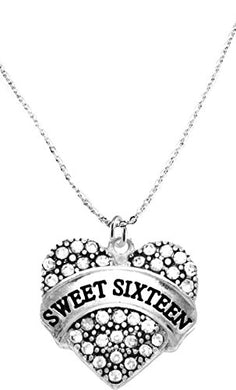 The Perfect Gift Sweet Sixteen Hypoallergenic Necklace, Safe - Nickel, Lead & Cadmium Free!
