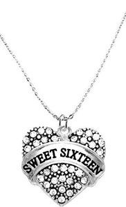 The Perfect Gift Sweet Sixteen Hypoallergenic Necklace, Safe - Nickel, Lead & Cadmium Free!