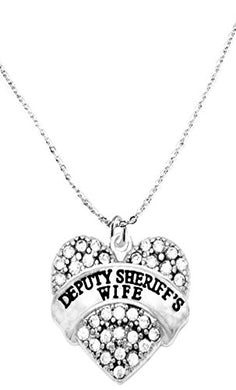 The Perfect Gift Deputy Sheriff's Wife Hypoallergenic Necklace, Safe - Nickel, Lead & Cadmium Free!