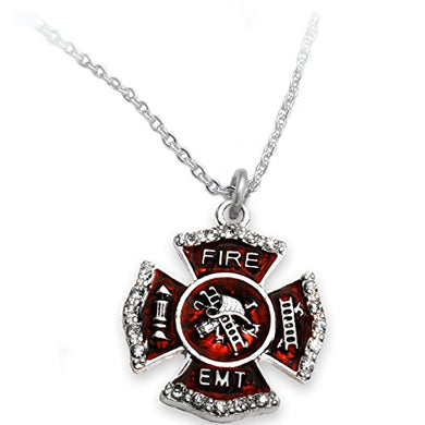 EMT FIREFIGHTER Necklace ©2015 Safe - Nickel, Lead & Cadmium Free!