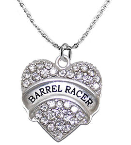 Barrel Racer Crystal Necklace, Safe - Nickel, Lead & Cadmium Free!