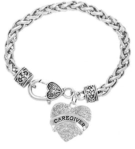 The Perfect Gift "Caregiver" Hypoallergenic Bracelet, Safe - Nickel & Lead Free