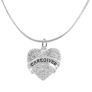 The Perfect Gift "Caregiver" Adjustable Hypoallergenic Necklace, Safe - Nickel & Lead Free