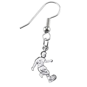 The Perfect Gift " Soccer Player Jewelry" Earrings ©2016 Hypoallergenic, Safe - Nickel & Lead Free