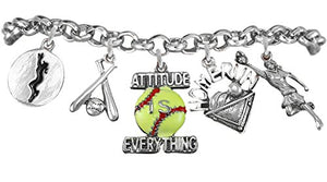 Softball Bracelet ©2012 Hypoallergenic Safe Nickel & Lead Free "Fits Anyone" From Child to Adult