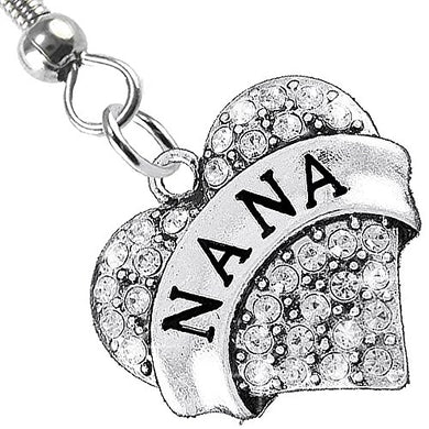 Nana Charm Fishhook Earrings ©2015 Hypoallergenic, Safe - Nickel, Lead & Cadmium Free!