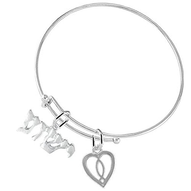 Yeshua (Jesus in Hebrew) Named by An Angel of God, With A Heart & Jesus Fish Adjustable Bracelet