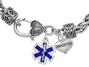 EMT Daughter Bracelet, Hypoallergenic, Safe - Nickel & Lead Free