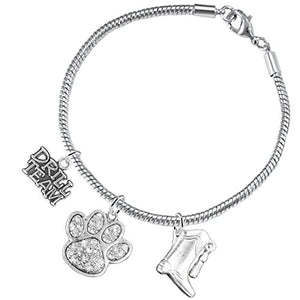 The Perfect Gift "Drill Team Jewelry" Crystal Paw ©2015 Hypoallergenic Safe - Nickel & Lead Free