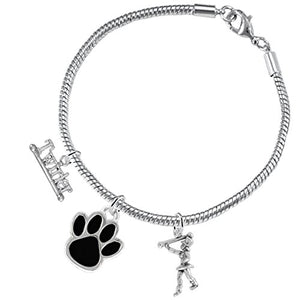 The Perfect Gift "Majorette Jewelry" Black Paw ©2015 Hypoallergenic Safe - Nickel & Lead Free