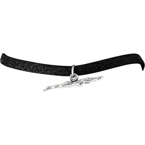 Swimming Charm Bracelet ©2009 Hypoallergenic, Adjustable Safe - Nickel, Lead & Cadmium Free!