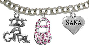 Nana, "It’s A Girl", Adjustable Bracelet, Hypoallergenic, Safe - Nickel & Lead Free