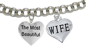 The Most Beautiful Wife, Adjustable, Hypoallergenic, Safe - Nickel & Lead Free