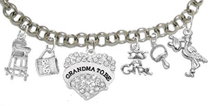 Grandma to Be, "It’s A Girl", Adjustable Bracelet, Hypoallergenic, Safe - Nickel & Lead Free