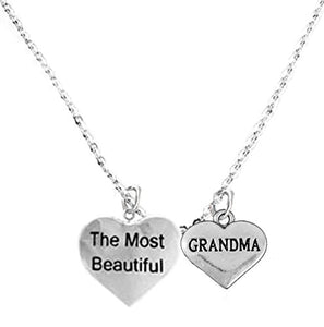 The Most Beautiful "Grandma" Adjustable Necklace, Hypoallergenic, Safe - Nickel & Lead Free