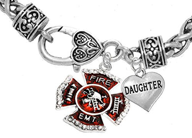 EMT Daughter Adjustable Bracelet, Hypoallergenic, Safe - Nickel & Lead Free