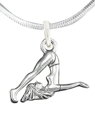 Gymnastic Tumbler Necklace, Adjustable, Hypoallergenic, Nickel, Lead & Cadmium Free!