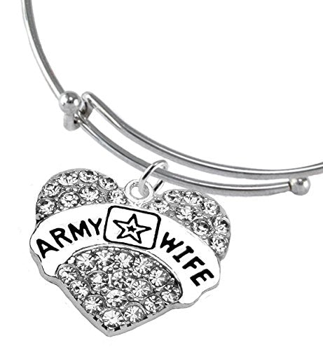 The Perfect Gift Army Mom Hypoallergenic Adjustable Bracelet, Safe - Nickel & Lead Free