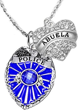 Policeman's Abuela (Grandma) Necklace, Hypoallergenic, Safe - Nickel & Lead Free