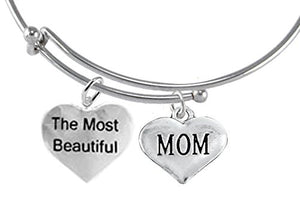 The Most Beautiful "Mom", Adjustable, Hypoallergenic, Safe - Nickel & Lead Free