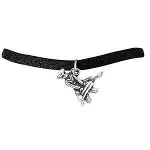 Gymnast" On the Gym Horse" Charm Bracelet, Adjustable, ©2007 Safe - Nickel & Lead Free!