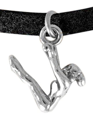 Gymnast Swinging from Trapeze Bar Bracelet, Adjustable, Safe – Nickel & Lead Free