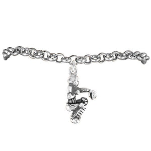 The Perfect Gift " Softball Catcher Bracelet "©2009 Hypoallergenic, Safe - Nickel & Lead Free