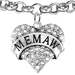 Memaw Charm Bracelet ©2015 Hypoallergenic, Safe - Nickel, Lead & Cadmium Free!