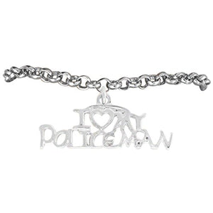 Policeman "I Love My Policeman" Hypoallergenic Adjustable Bracelet Nickel & Lead Free