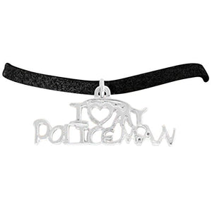 Policeman "I Love My Policeman" Hypoallergenic Adjustable Bracelet Nickel & Lead Free