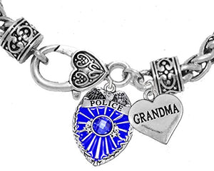 Policeman's Grandma Bracelet, Hypoallergenic, Safe - Nickel & Lead Free