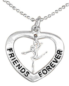 Friends Forever Gift Necklace, Adjustable, Hypoallergenic, Nickel, Lead & Cadmium Free!