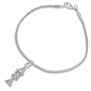 Alpha Xi Delta - Licensed Sorority Jewelry Manufacturer, Hypoallergenic Safe Lavalier Bracelet