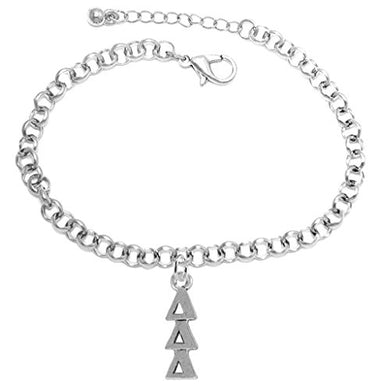 Delta Delta Delta-Licensed Sorority Jewelry, Hypoallergenic Safe Adjustable, Fits Anyone