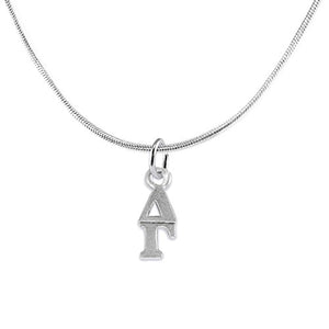 Delta Gamma - Licensed Sorority Jewelry Manufacturer, Hypoallergenic Safe Lavalier Necklace