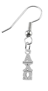 Alpha Chi Omega Earrings, Safe - Hypoallergenic Nickel & Lead Free Licensed Sorority Jewelry
