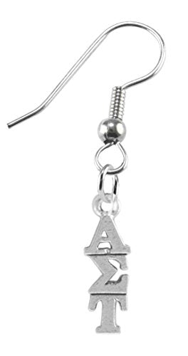 Alpha Sigma Tau Hypoallergenic Safe Earrings Nickel, Lead Cadmium Free