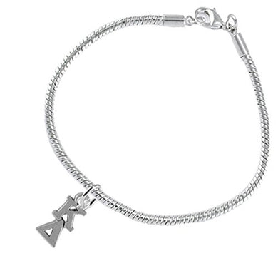 Kappa Delta - Licensed Sorority Jewelry, Hypoallergenic Safe Lavalier Bracelet Kappa Delta