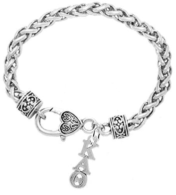 Kappa Alpha Theta - Licensed Sorority Jewelry Manufacturer, Hypoallergenic Safe Lavalier Bracelet