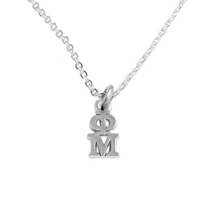 Phi Mu - Licensed Sorority Jewelry Manufacturer, Hypoallergenic Safe Lavalier Necklace