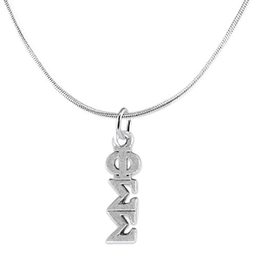 Phi Sigma Sigma Hypoallergenic Safe Necklace Nickel, Lead & Cadmium Free!