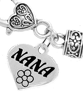 Nana Charm Bracelet ©2008 Hypoallergenic, Safe - Nickel, Lead & Cadmium Free!